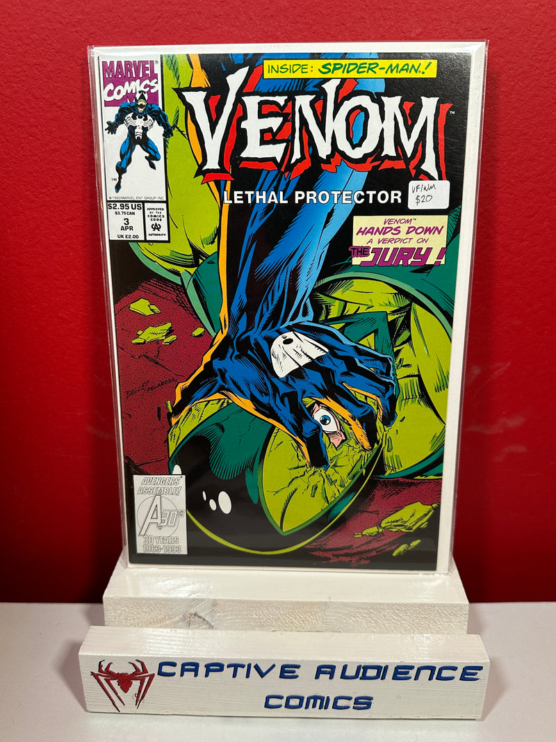 Venom Lethal Protector, Vol. 1 #3 - VF/NM