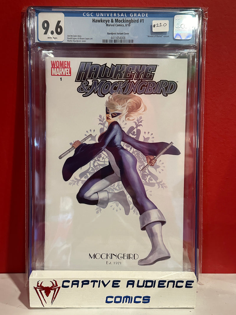 Hawkeye & Mockingbird #1 - Marko Djurdjevic Variant - CGC 9.6