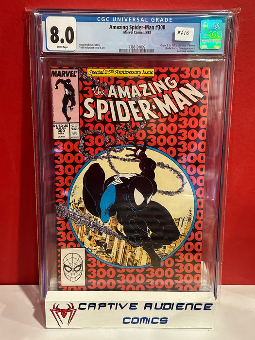 Amazing Spider-Man, The Vol. 1 #300 - 1st Venom - CGC 8.0