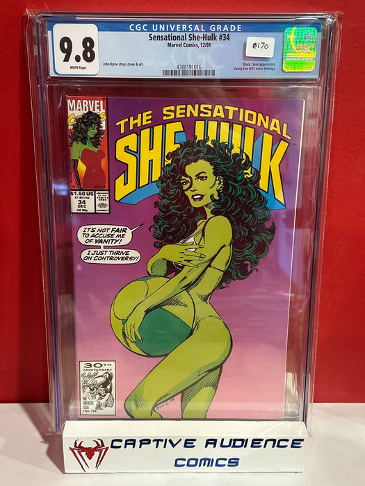 Sensational She-Hulk, The #34 - Vanity Fair Parody - CGC 9.8