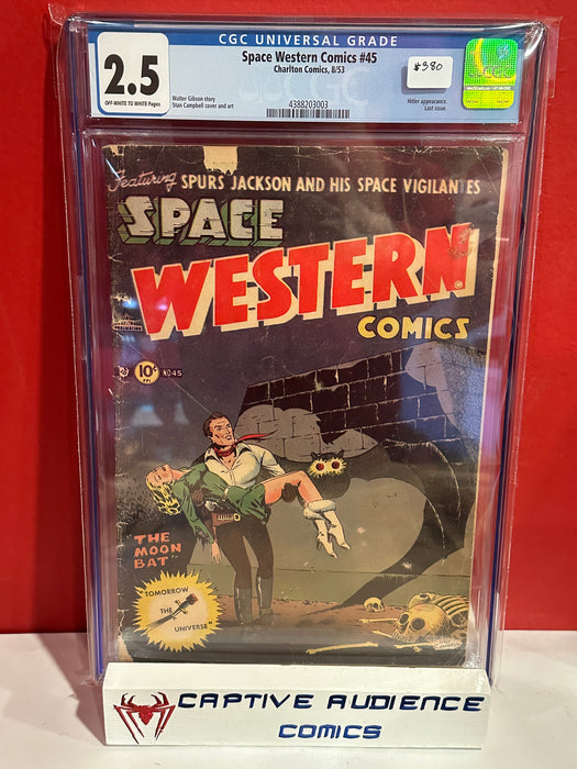 Space Western Comics #45 - Hitler Appearance - CGC 2.5