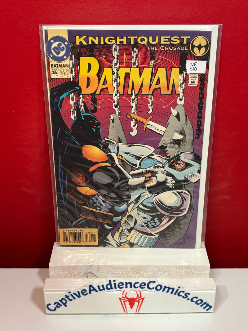 Batman, Vol. 1 #502 - VF