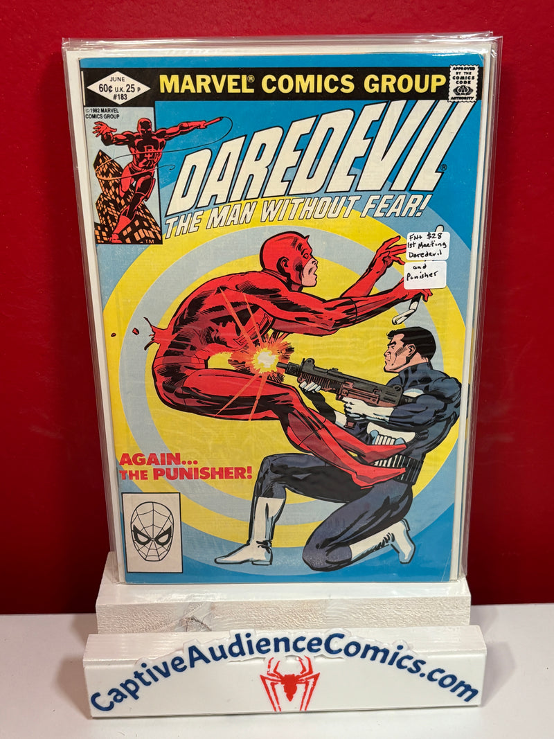 Daredevil, Vol. 1 #183 - 1st Meeting Daredevil & Punisher - FN+