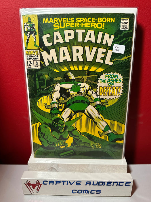 Captain Marvel, Vol. 1 #3 - FN