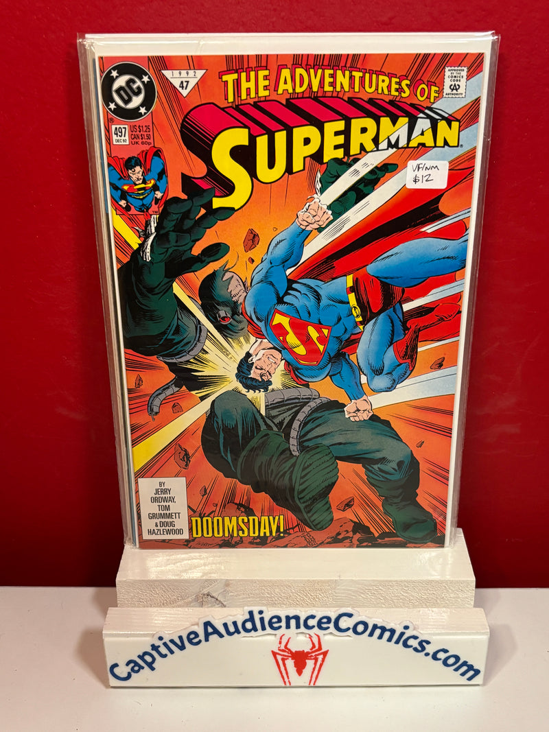 Adventures of Superman, The #497 - VF/NM