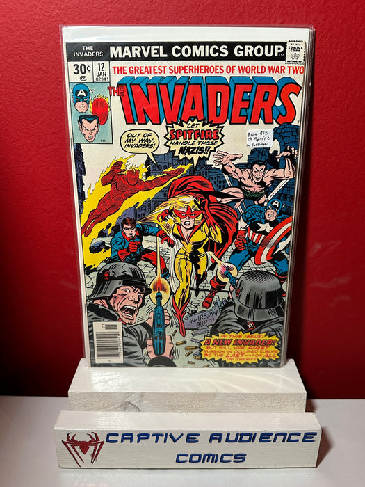 Invaders, The Vol. 1 #12 - 1st Spitfire Costume - FN+