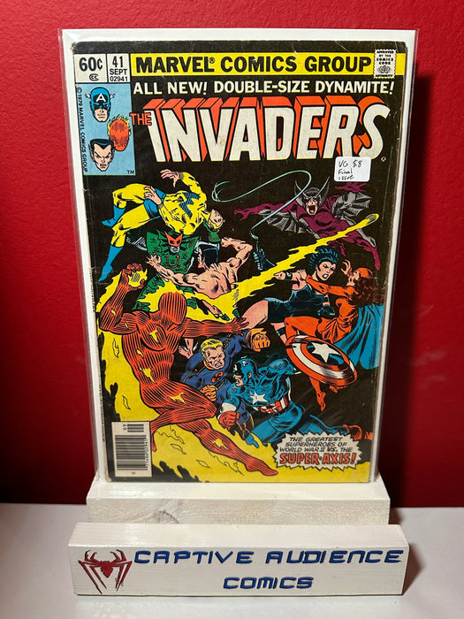 Invaders, The Vol. 1 #41 - Final Issue - VG