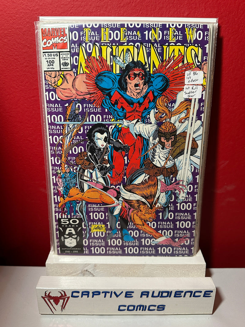 New Mutants, Vol. 1 #100 - 1st X-Force - 1st Full Shatter Star - VF