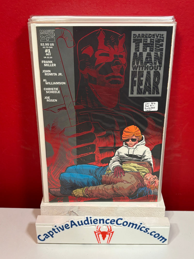 Daredevil: The Man Without Fear #1 - Red Foil Embossed Cover - NM-