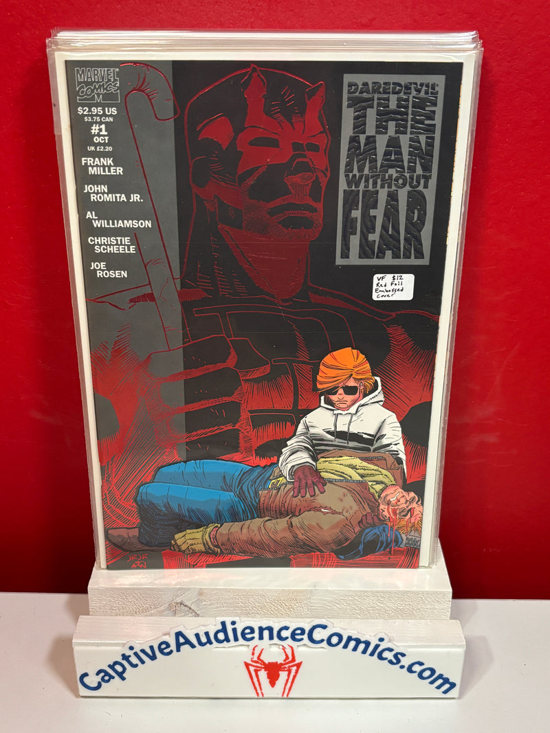 Daredevil: The Man Without Fear #1 - Red Foil Embossed Cover - VF