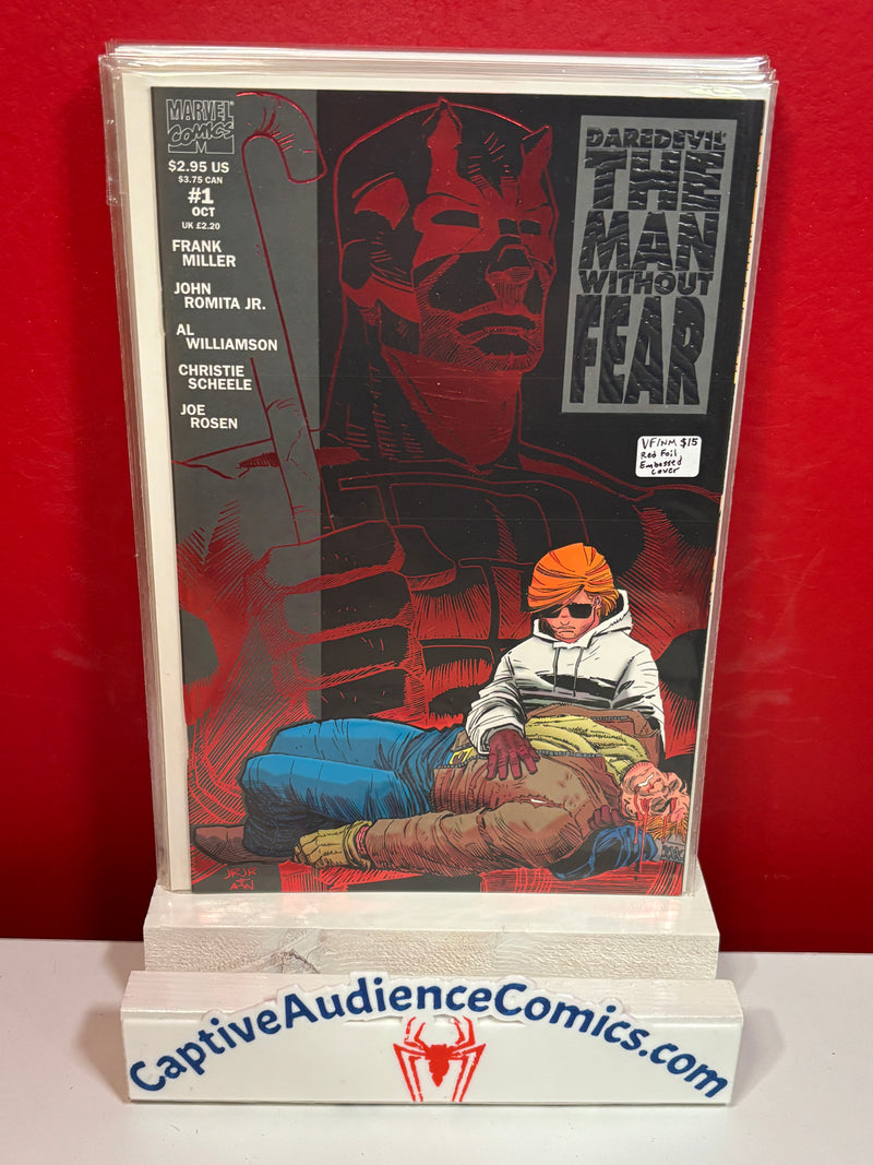Daredevil: The Man Without Fear #1 - Red Foil Embossed Cover - VF/NM