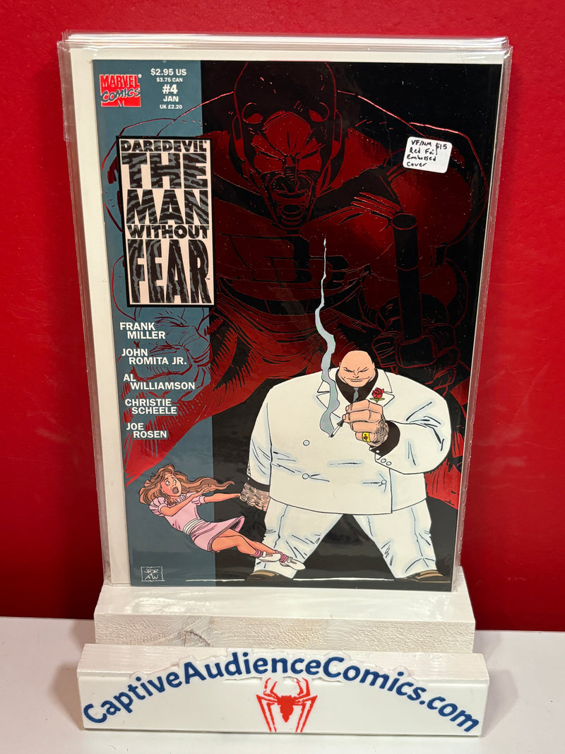 Daredevil: The Man Without Fear #4 - Red Foil Embossed Cover - VF/NM