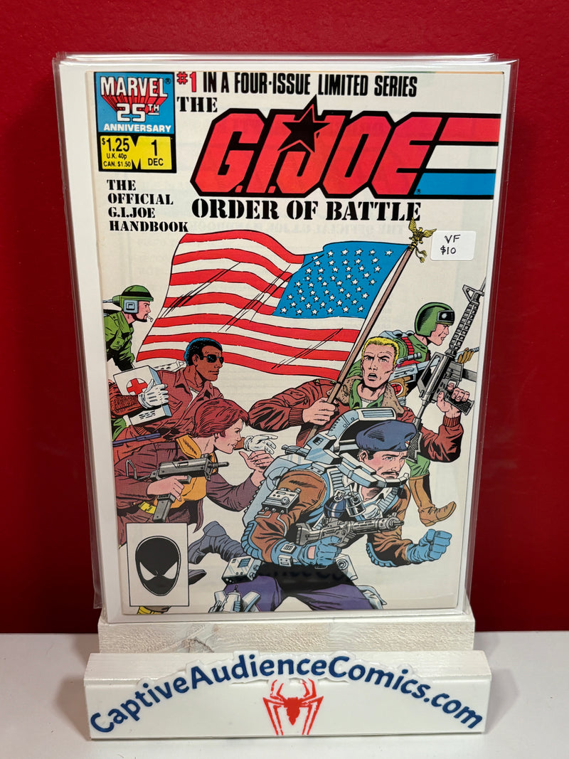 G.I. Joe: Order of Battle #1 - VF
