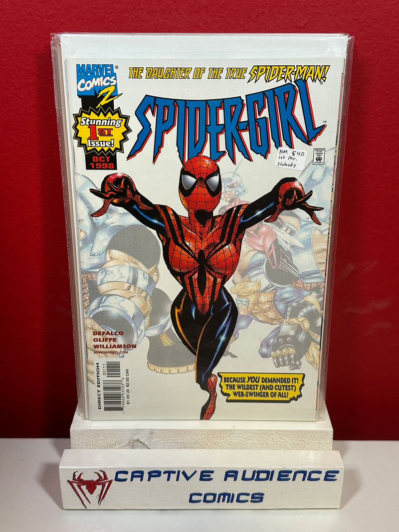 Spider-Girl, Vol. 1 #1 - 1st Mr. Nobody - NM