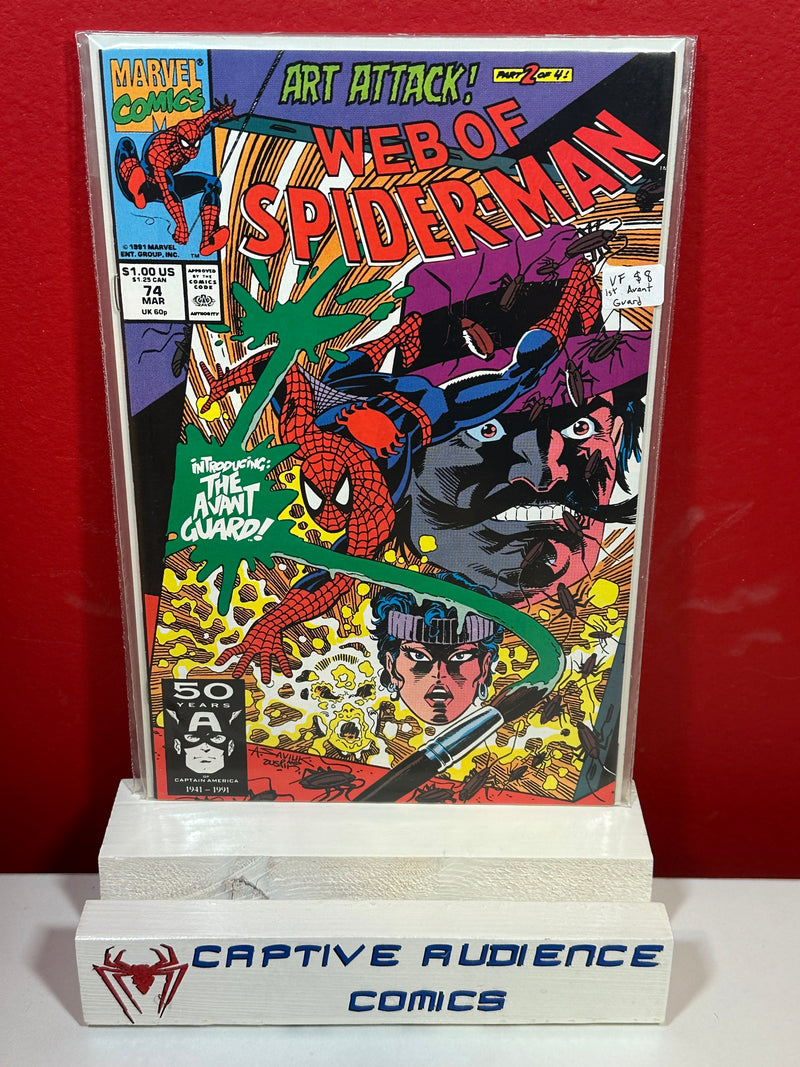 Web of Spider-Man, Vol. 1 #74 - 1st Avant Guard - VF