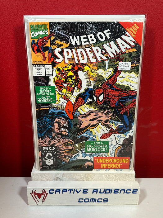 Web of Spider-Man, Vol. 1 #77 - 1st Broxtel Firebrand - NM