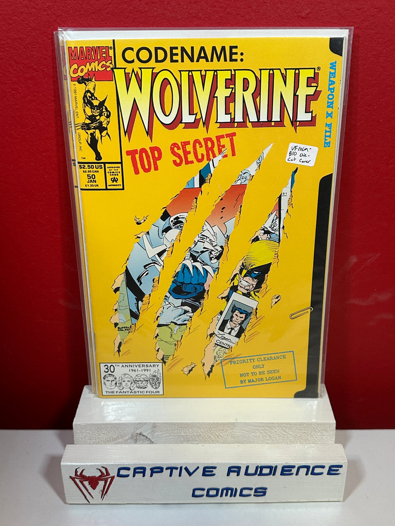 Wolverine, Vol. 2 #50 - Die-Cut Cover - VF/NM