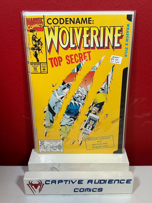 Wolverine, Vol. 2 #50 - Die-Cut Cover - VF/NM