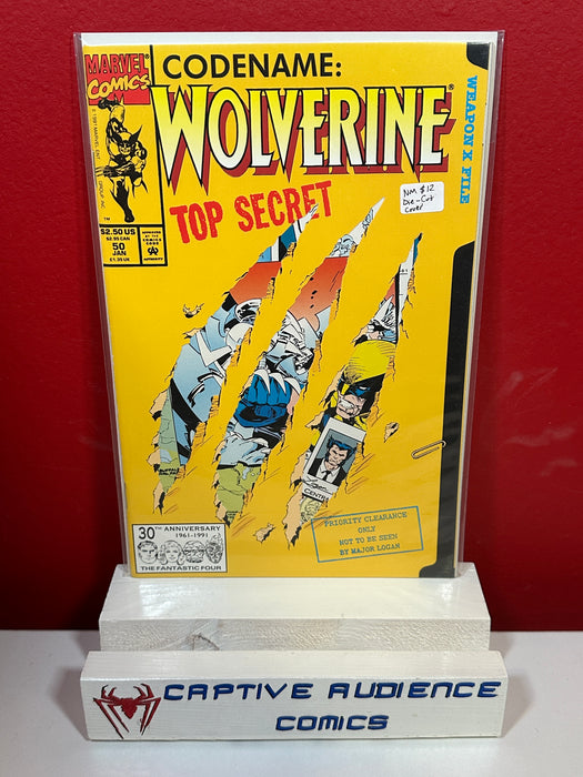 Wolverine, Vol. 2 #50 - Die-Cut Cover - NM