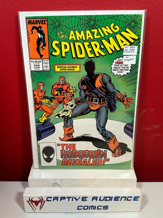 Amazing Spider-Man, Vol. 1 #289 - Hobgoblin Identity Revealed - VF+