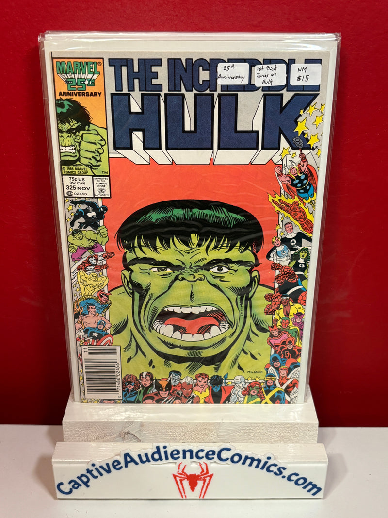 Incredible Hulk, The Vol. 1 #325 - 25th Anniversary - 1st Rick Jones as Hulk - NM