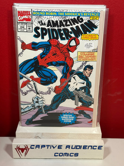 Amazing Spider-Man, Vol. 1 #358 - Gatefold Wraparound Cover - NM