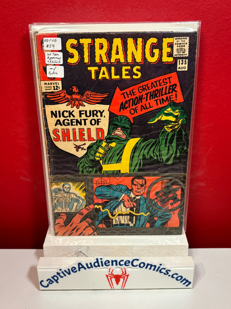 Strange Tales, Vol. 1 #135 - 1st Team Appearance and Hydra - GD/VG