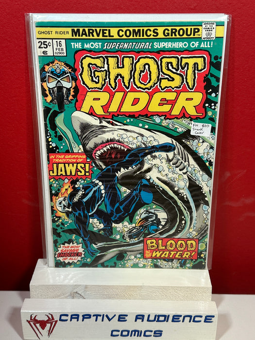 Ghost Rider, Vol. 1 #16 - Shark Cover - FN