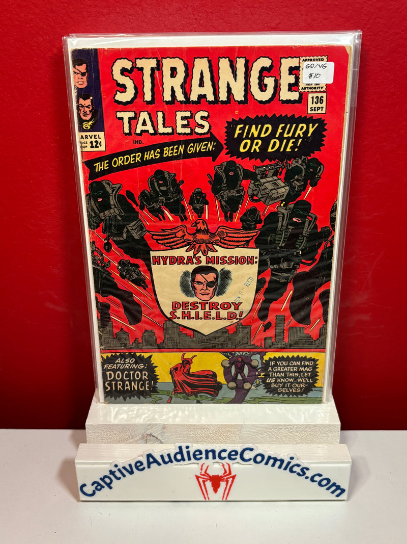 Strange Tales, Vol. 1 #136 - GD/VG