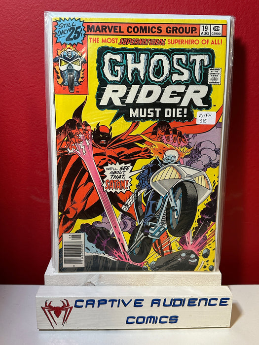 Ghost Rider, Vol. 1 #19 - VG/FN