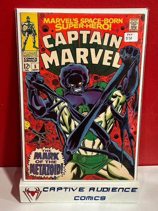 Captain Marvel #5 - FN+