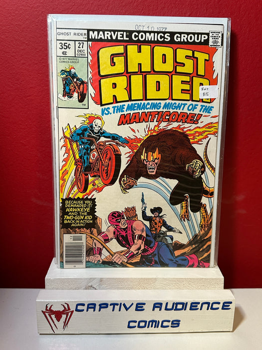 Ghost Rider, Vol. 1 #27 - FN+