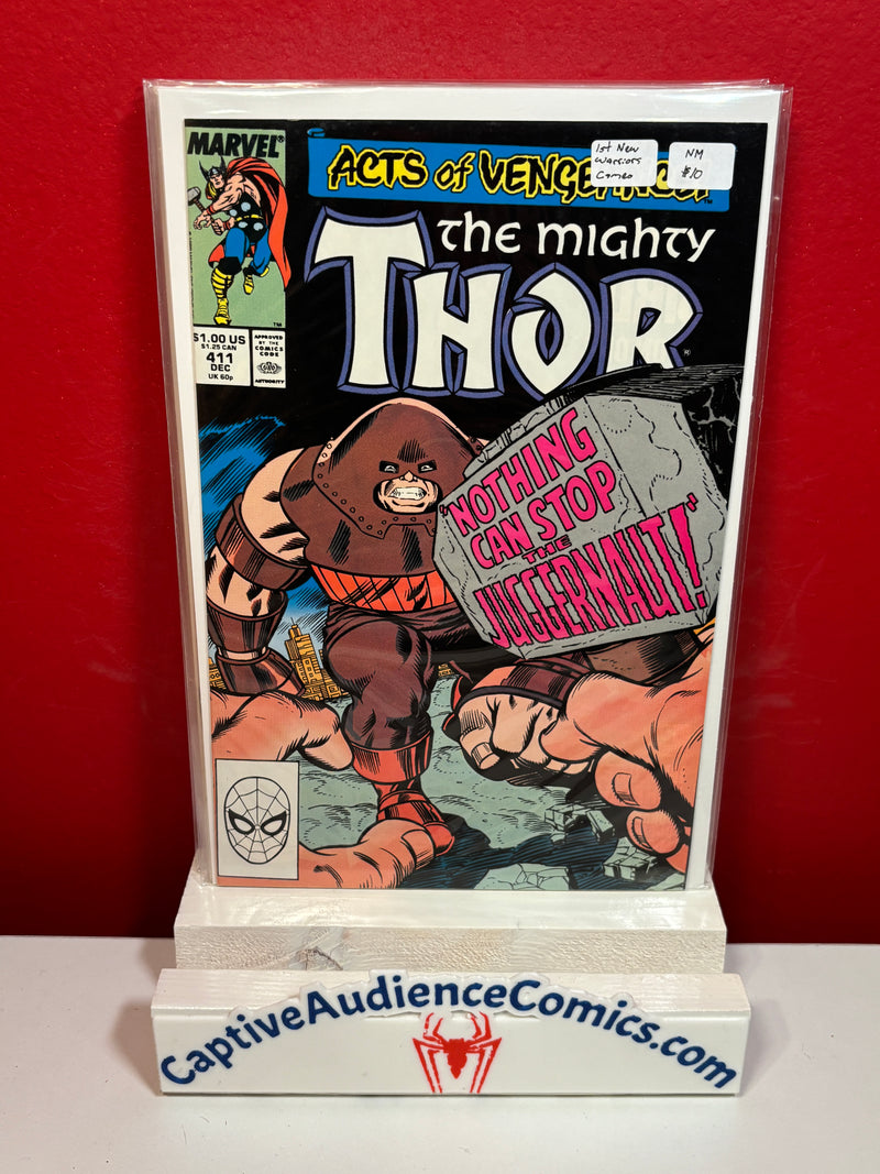 Thor, Vol. 1 #411 - 1st New Warriors Cameo - NM