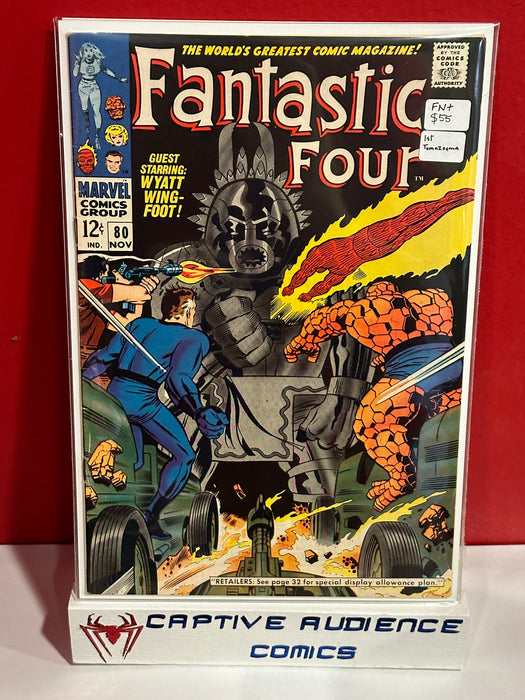 Fantastic Four, Vol. 1 #80 - 1st Tomazooma - FN+