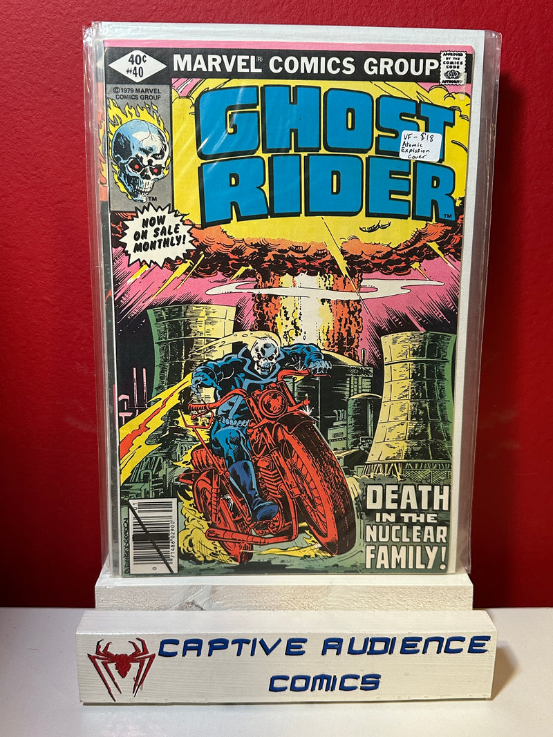 Ghost Rider, Vol. 1 #40 - Atomic Explosion Cover - VF-
