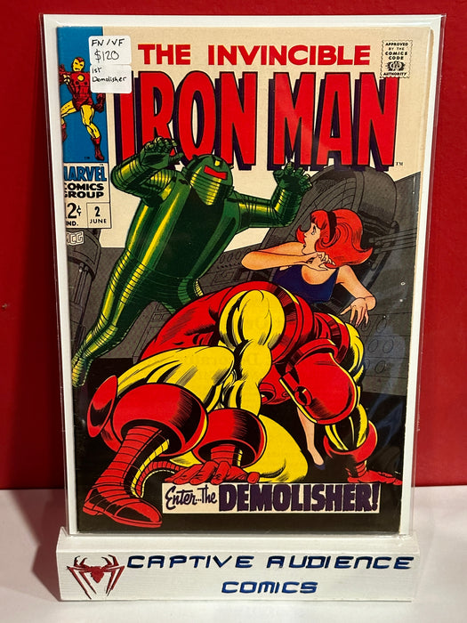 Iron Man, Vol. 1 #2  - 1st Demolisher - FN/VF