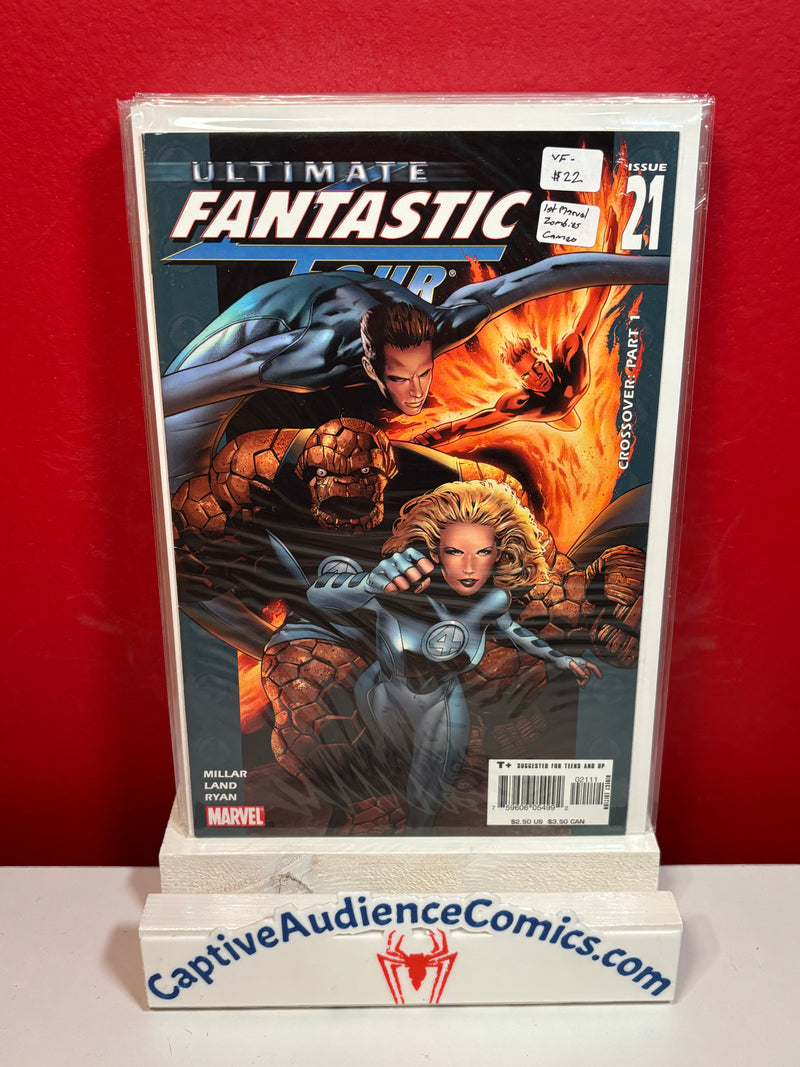 Ultimate Fantastic Four #21 - 1st Marvel Zombies Cameo - VF-