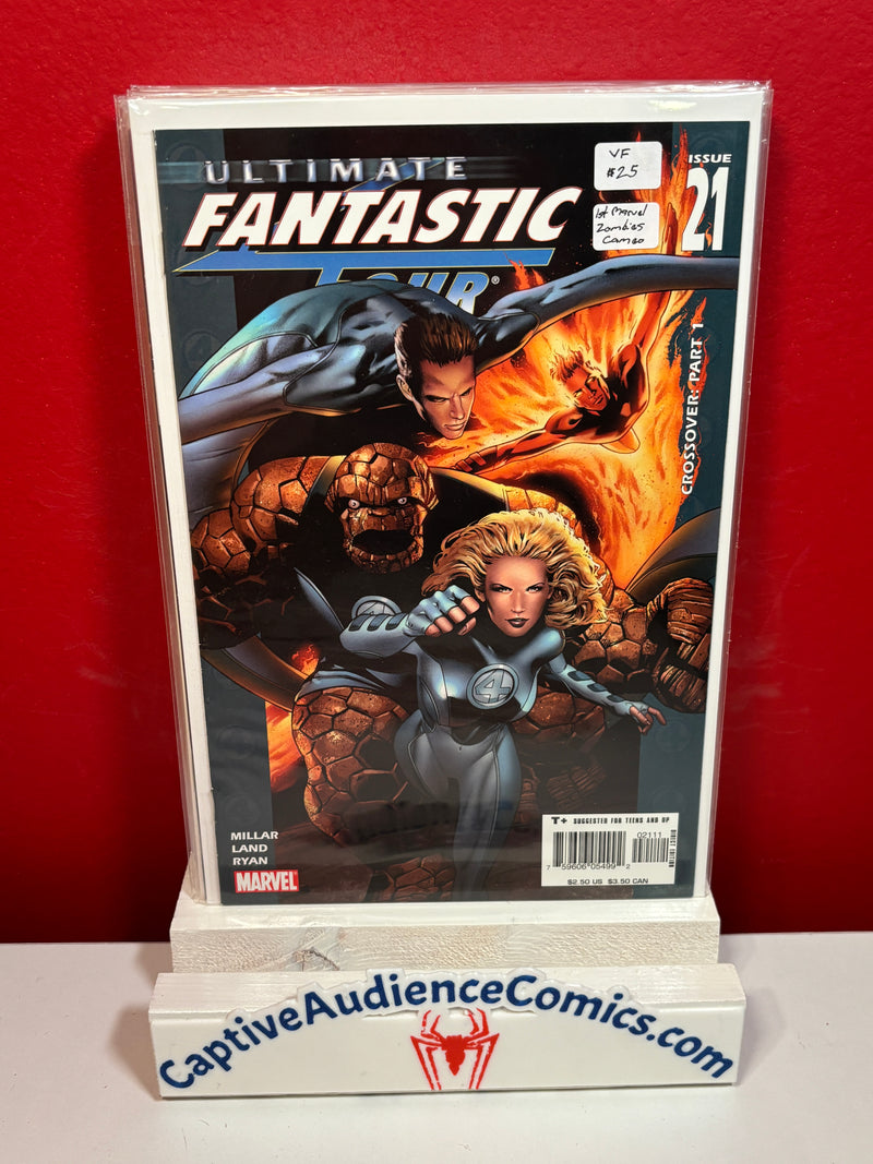 Ultimate Fantastic Four #21 - 1st Marvel Zombies Cameo - VF