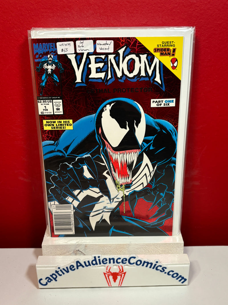 Venom: Lethal Protector, Vol. 1 #1 - 1st Solo Venom - Newsstand Variant - VF/NM