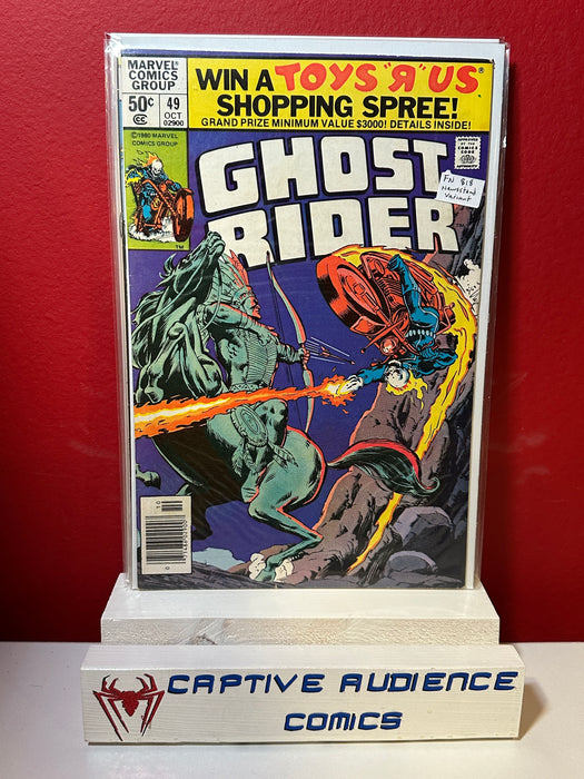 Ghost Rider, Vol. 1 #49 - Newsstand Variant - FN