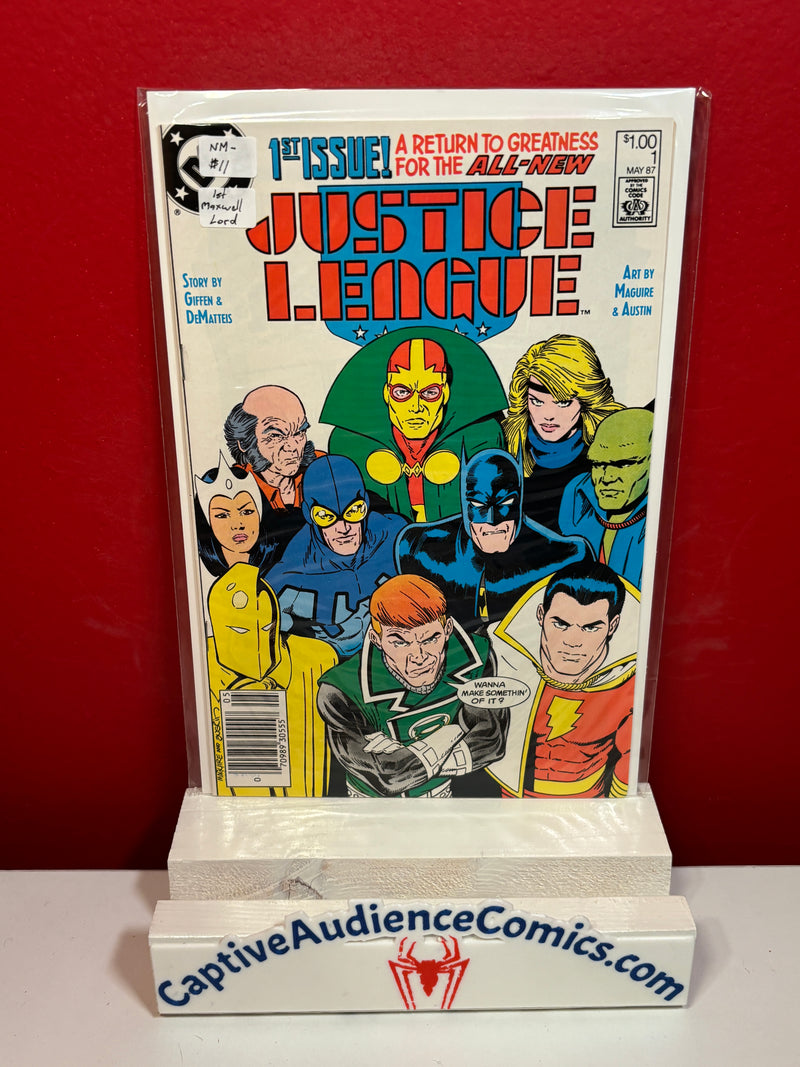 Justice League / International / America #1 - 1st Maxwell Lord - NM-