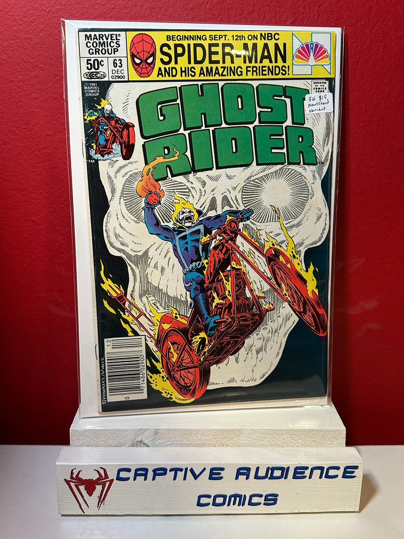 Ghost Rider, Vol. 1 #63 - Newsstand Variant - FN