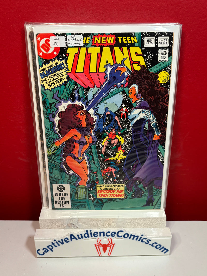 New Teen Titans, The Vol. 1 #23 - 1st Blackfires Vigilante - NM
