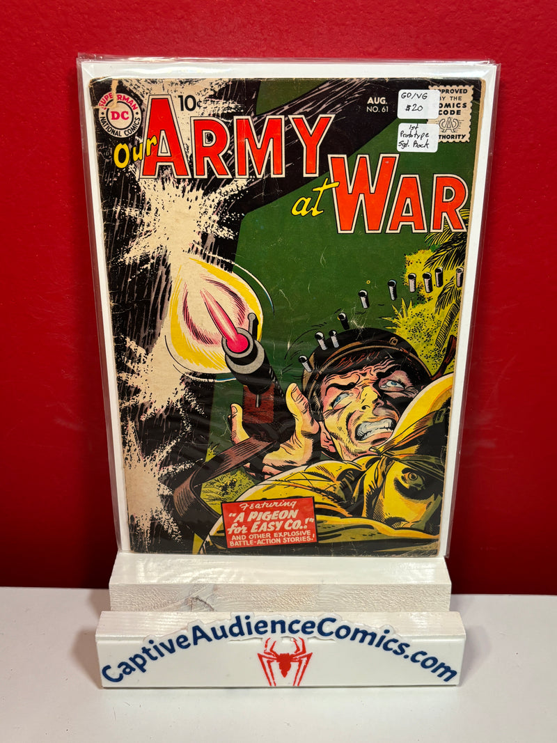 Our Army At War, Vol. 1 #61 - 1st Prototype Sgt. Rock - GD/VG