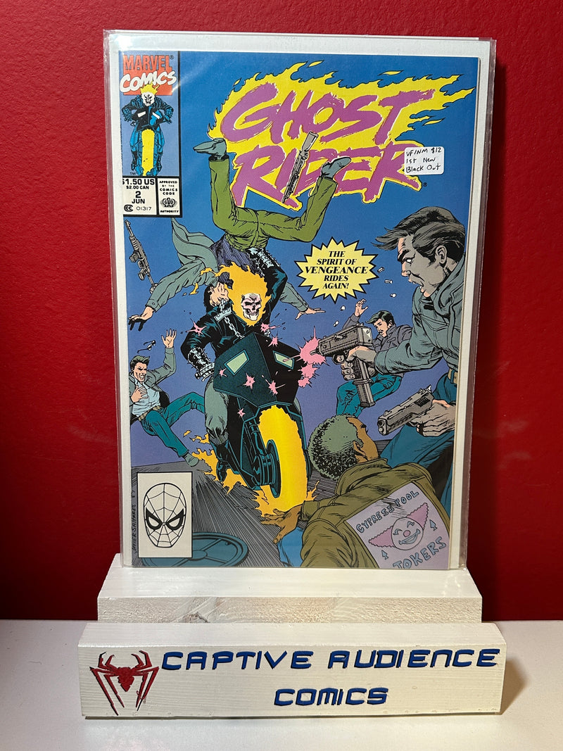 Ghost Rider, Vol. 2 #2 - 1st New Black Out - VF/NM
