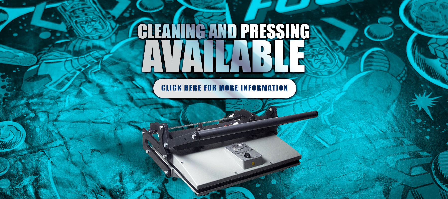 Captive Audience Comics Cleaning and Pressing Services, Make your Books Look Their Best!