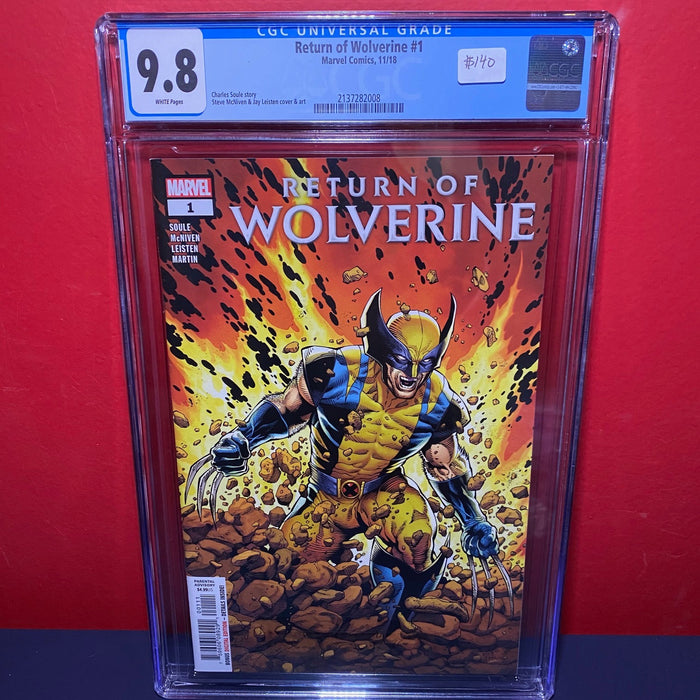 Return of Wolverine #1 - CGC 9.8