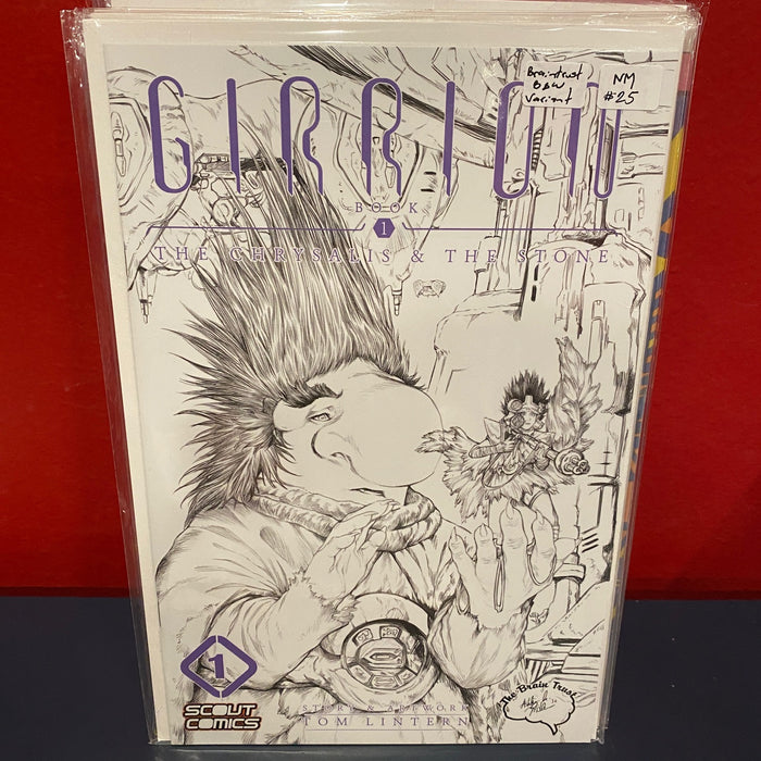 Girrion #1 - Brain Trust Black & White Variant - NM