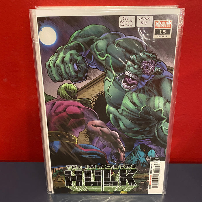 Immortal Hulk, The #15 - Joe Bennett Variant - VF/NM