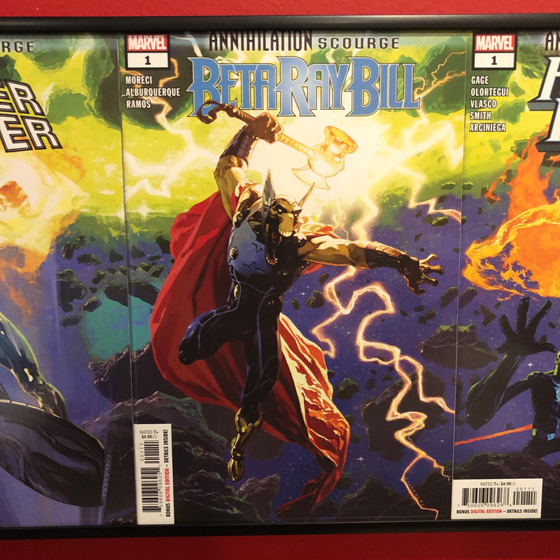 Annihilation Scourge Connecting Cover Set Framed